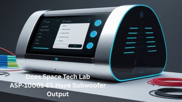 Does Space Tech Lab ASP 10001‑ES has Subwoofer Output