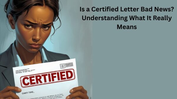 Is a Certified Letter Bad News