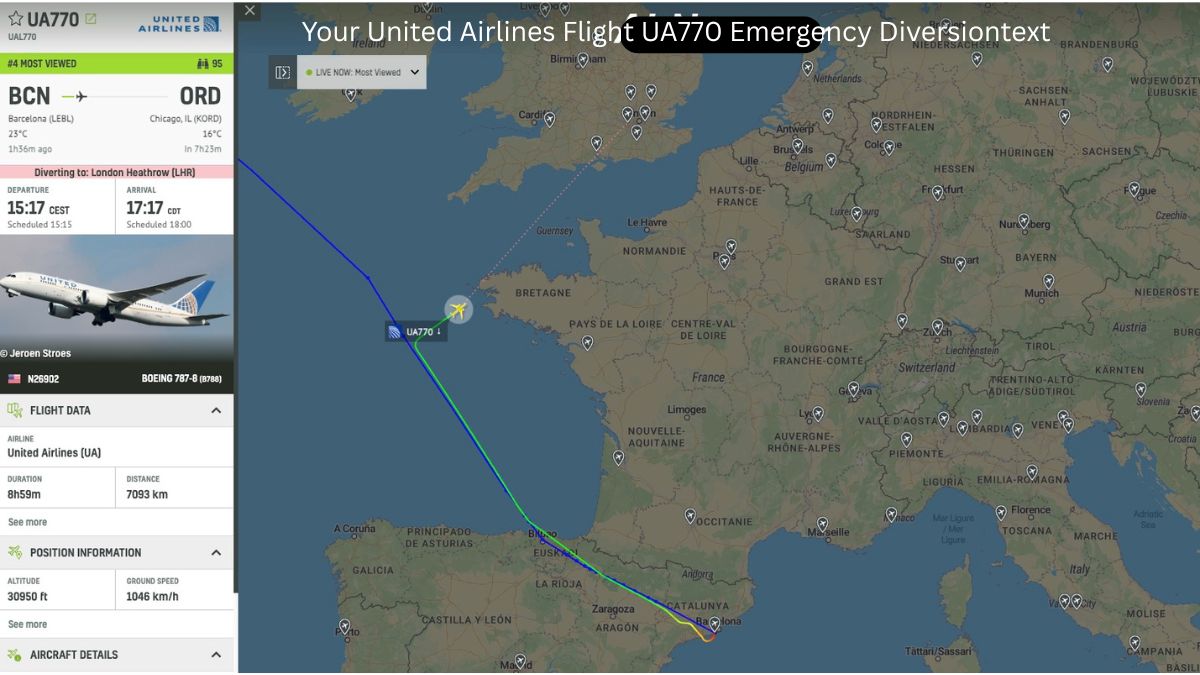 United Airlines Flight UA770 Emergency Diversion