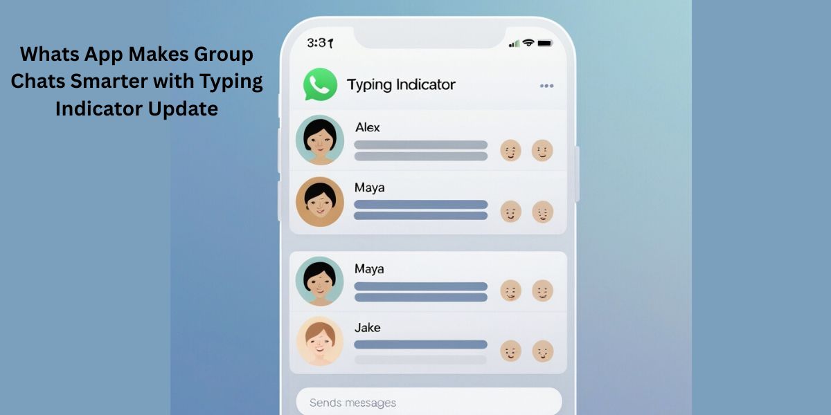 Whats App Makes Group Chats Smarter with Typing Indicator Update