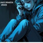 inside out 2 glued to phone