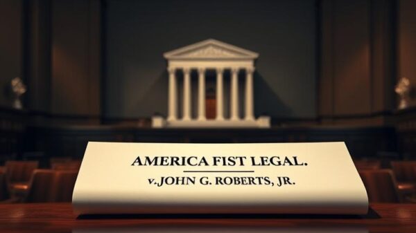 America First Legal Sues John Roberts