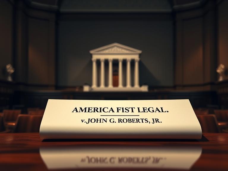 America First Legal Sues John Roberts