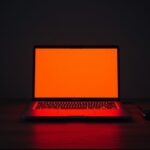 MacBook Pro Orange Screen
