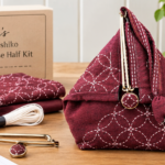 Linda's Electric Sashiko Slide Clasp Purse Half Kit